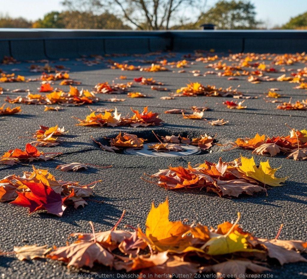 Dakschade In Herfst Putten